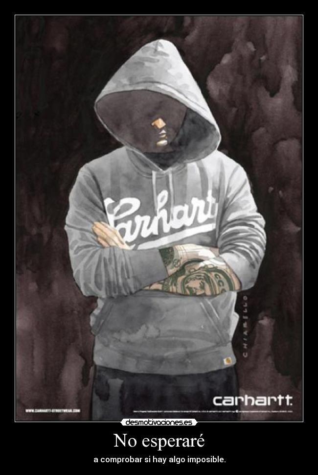 No esperaré - a comprobar si hay algo imposible.