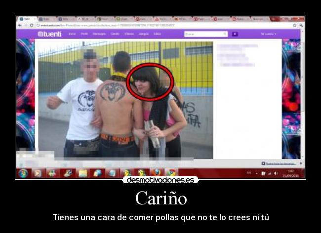 Cariño - Tienes una cara de comer pollas que no te lo crees ni tú