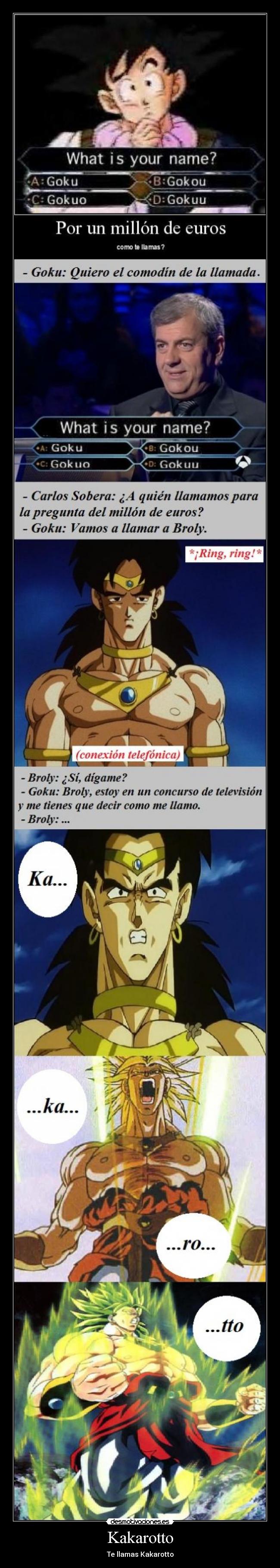 Kakarotto - Te llamas Kakarotto