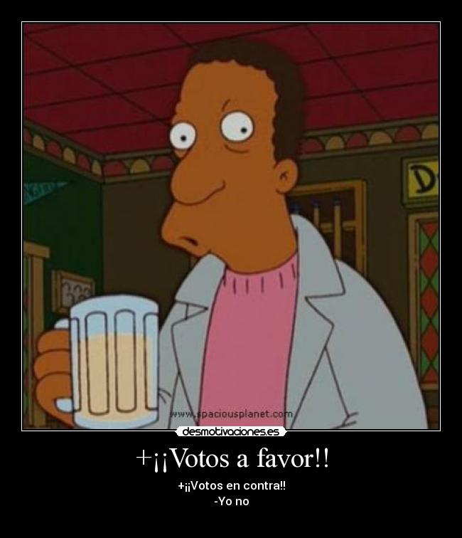+¡¡Votos a favor!! -