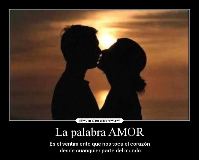 La palabra AMOR - 