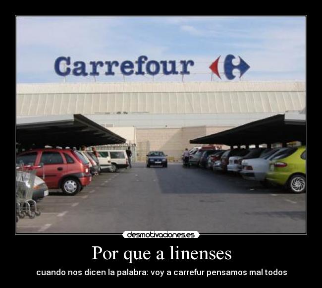 carteles carrefur linea desmotivaciones