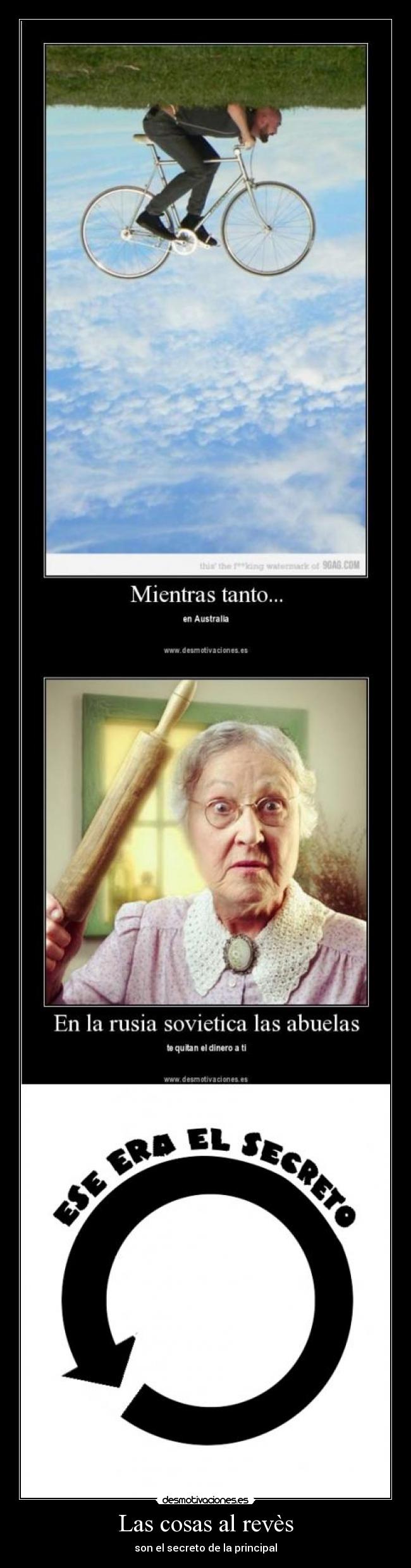 Las cosas al revès -