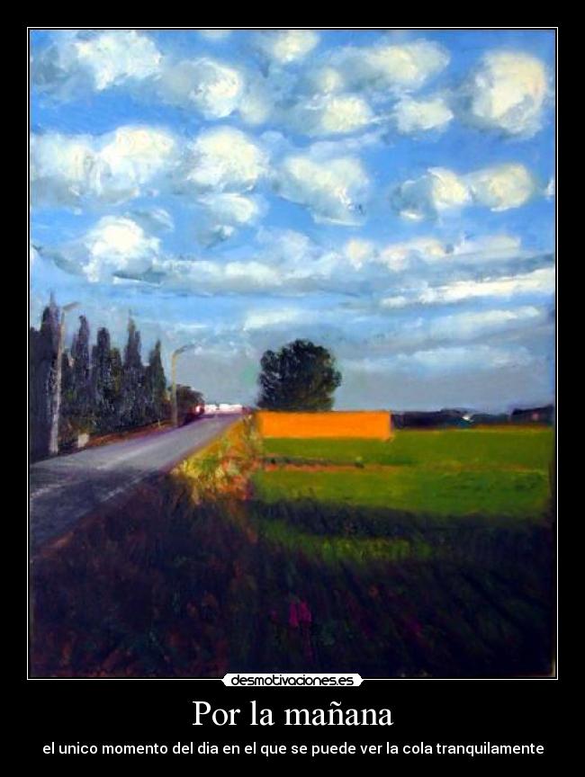 Por la mañana -