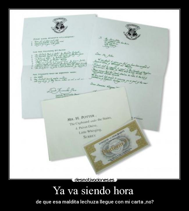 Ya va siendo hora  - 