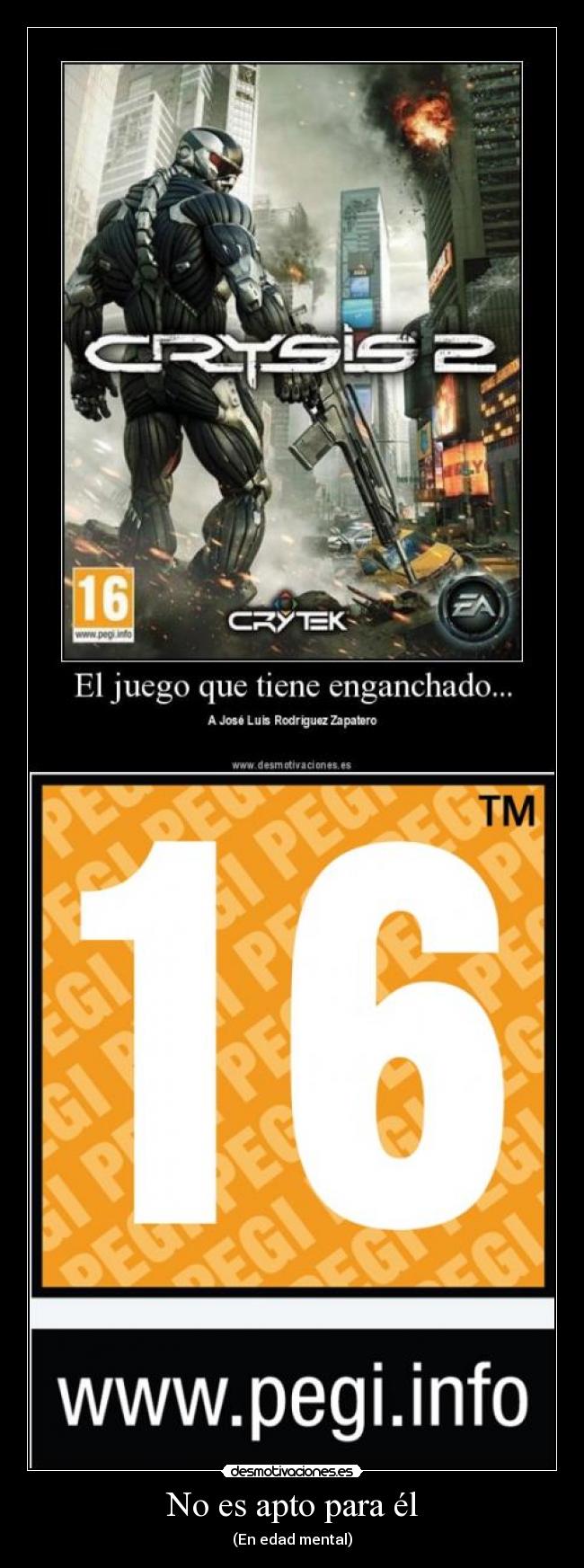 No es apto para él - 