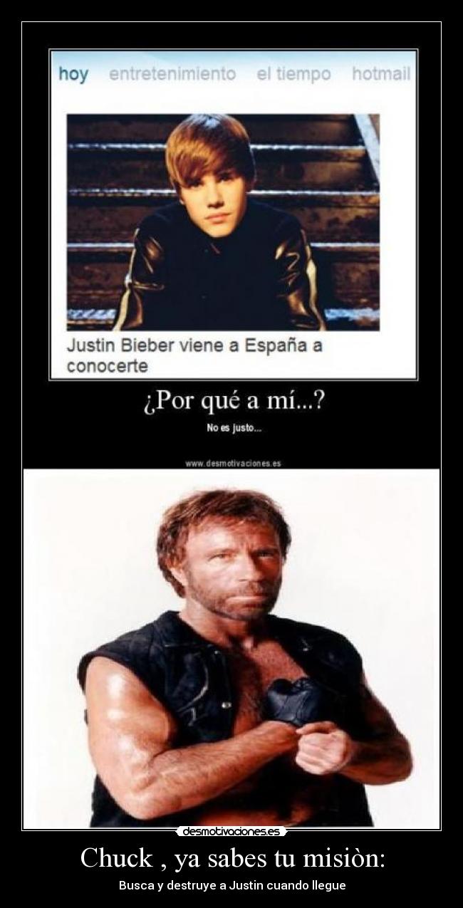 Chuck , ya sabes tu misiòn: - 