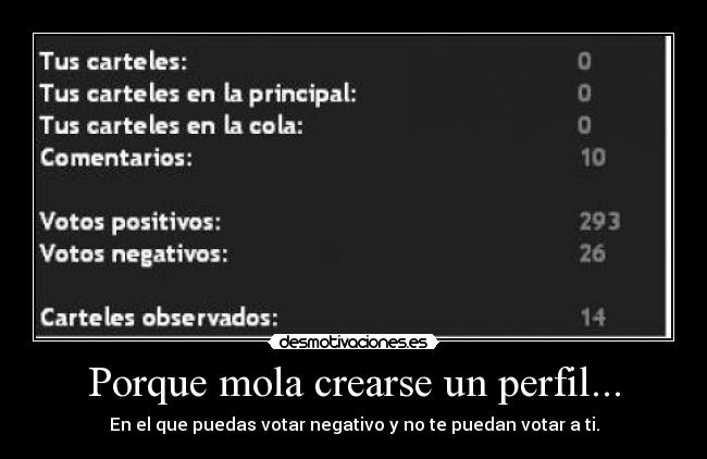 carteles ads walt_k perfil ads votar negativo desmotivaciones