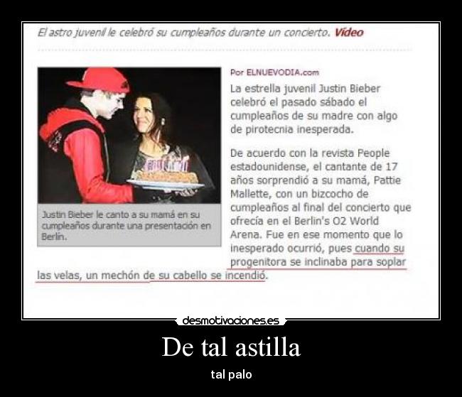 De tal astilla - tal palo