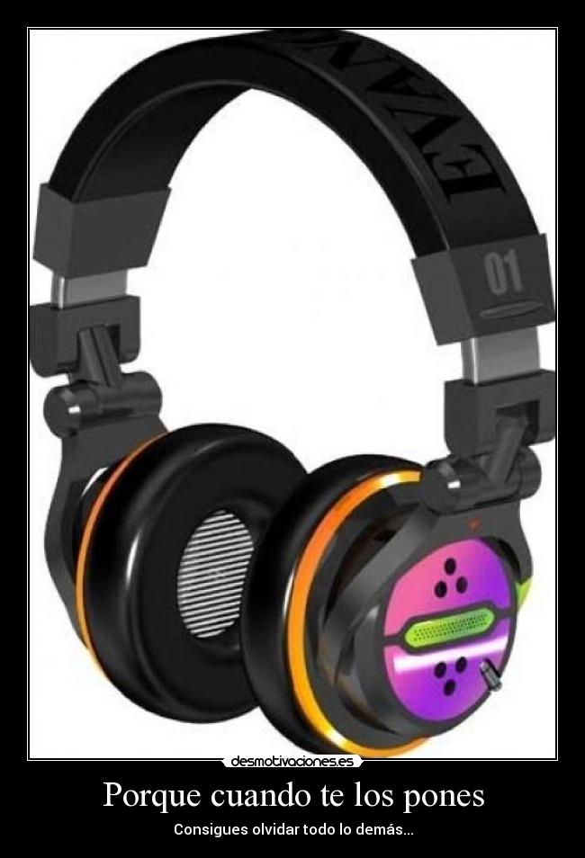 carteles cascos musica desmotivaciones