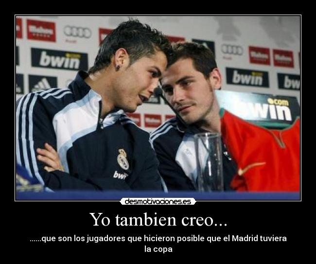 Yo tambien creo... -