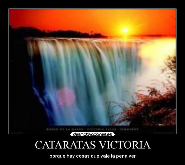 CATARATAS VICTORIA - porque hay cosas que vale la pena ver