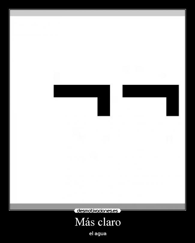 Más claro - el agua