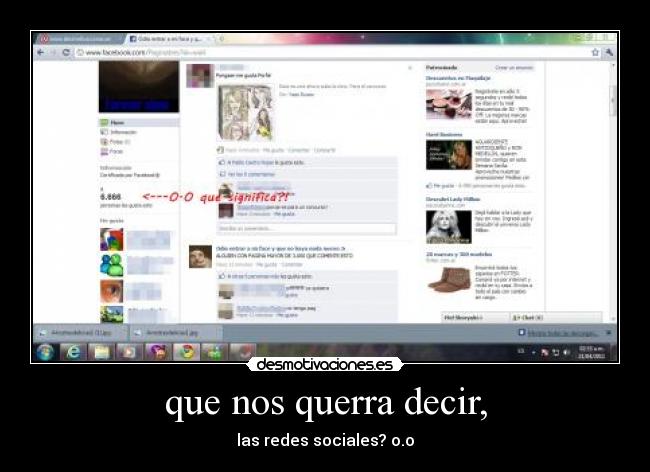 que nos querra decir, - las redes sociales? o.o