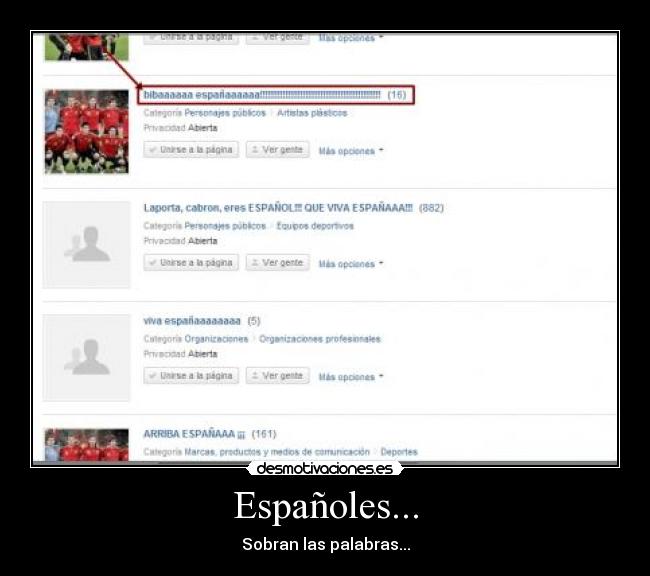 Españoles... -