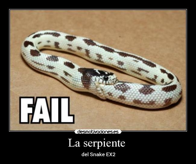 La serpiente  - del Snake EX2