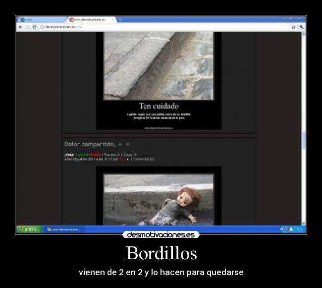 Bordillos - vienen de 2 en 2 y lo hacen para quedarse