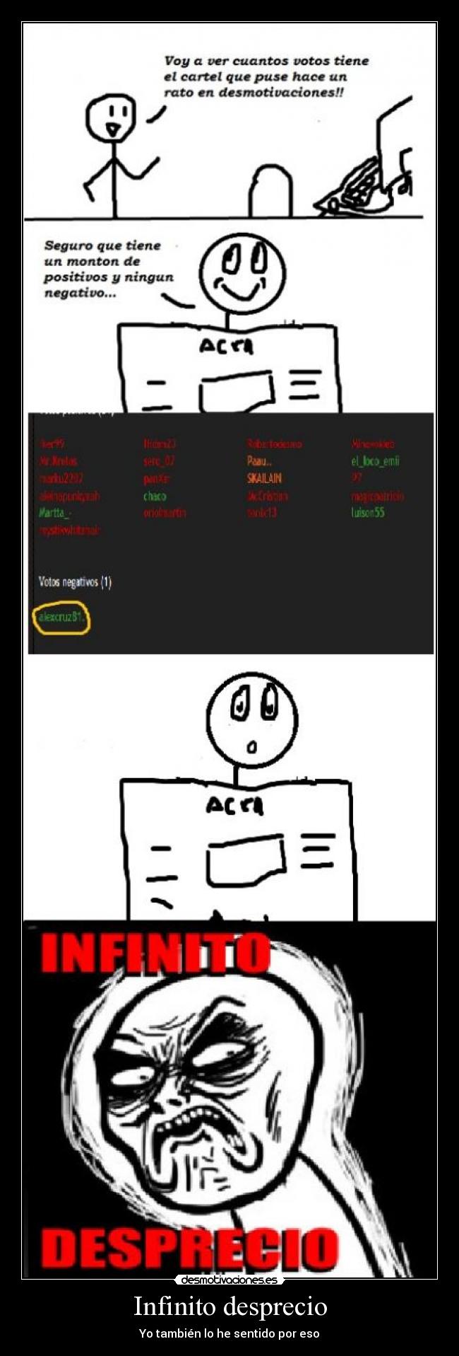 Infinito desprecio - 
