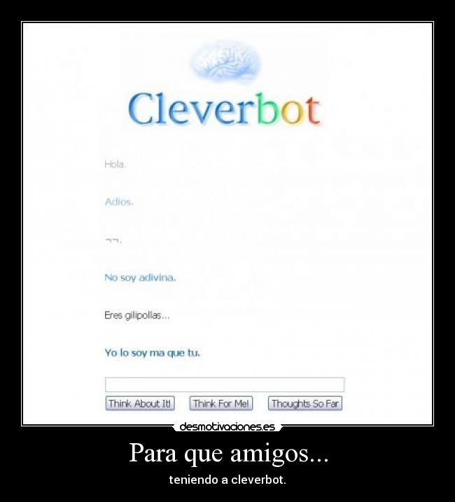 Para que amigos... - 