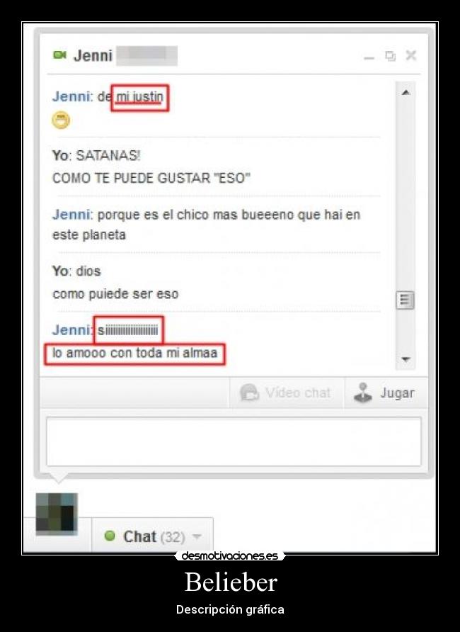 Belieber - Descripción gráfica