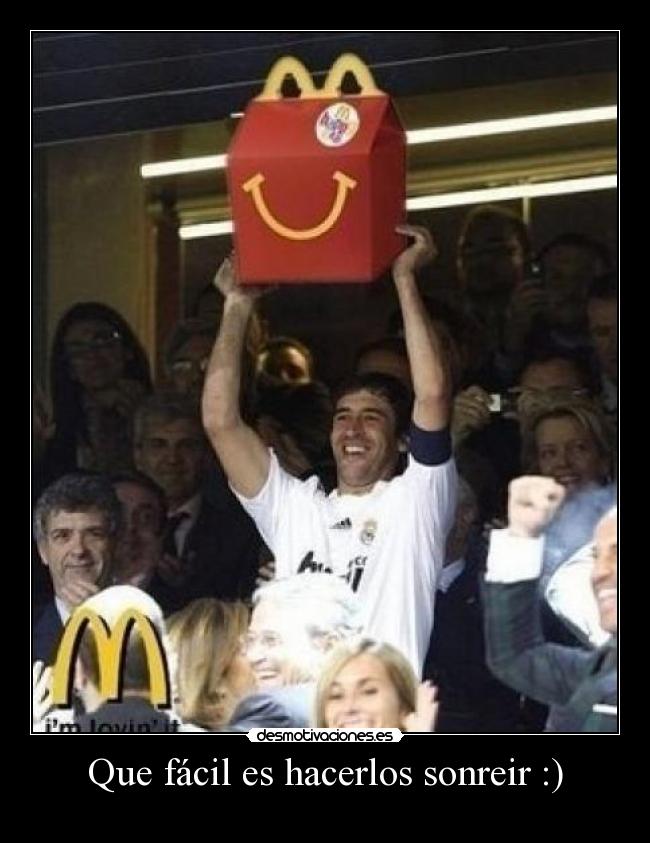 Que fácil es hacerlos sonreir :) -