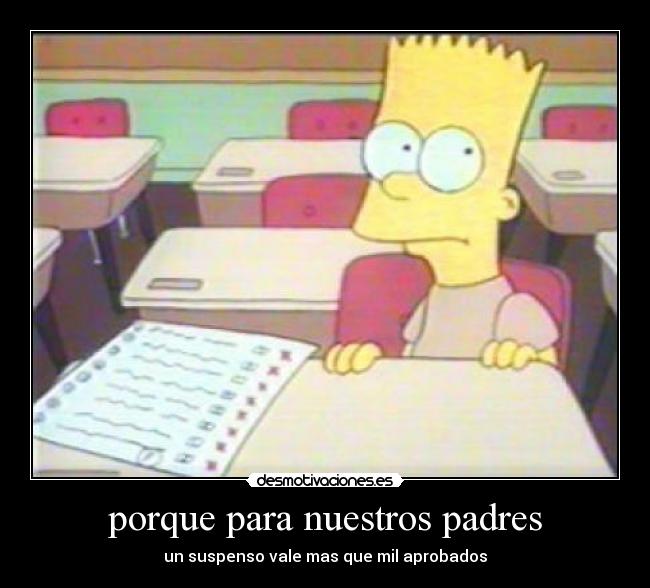 carteles padres examenes desmotivaciones