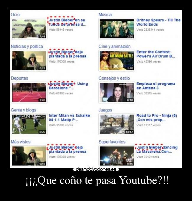 ¡¡¿Que coño te pasa Youtube?!! -