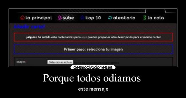 Porque todos odiamos -