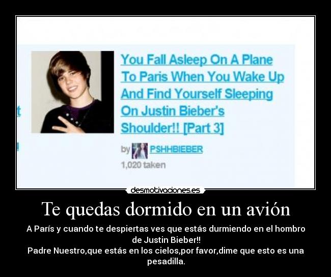 carteles justin bieber desmotivaciones