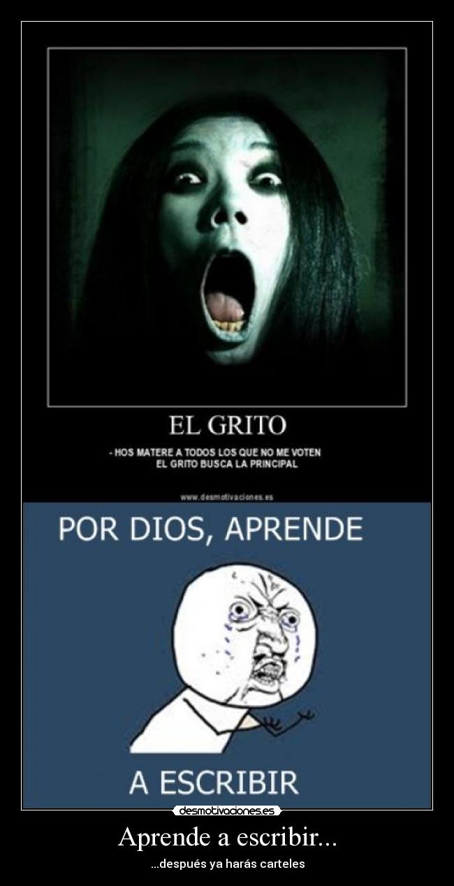 Aprende a escribir... -
