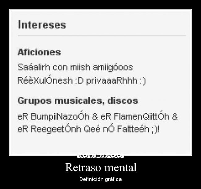 Retraso mental - 