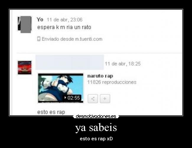 ya sabeis - esto es rap xD