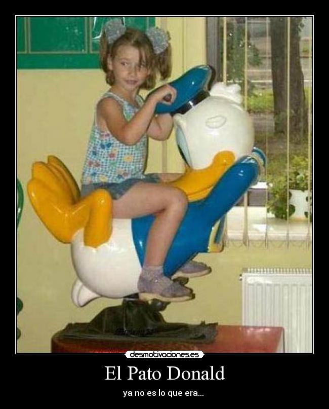 El Pato Donald - ya no es lo que era... 