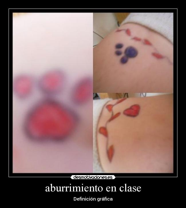 aburrimiento en clase - Definición gráfica