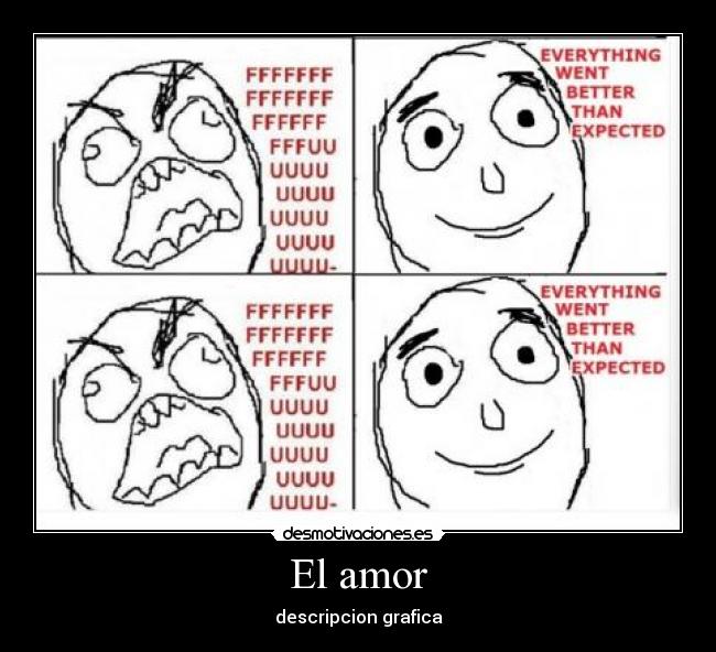 El amor - descripcion grafica