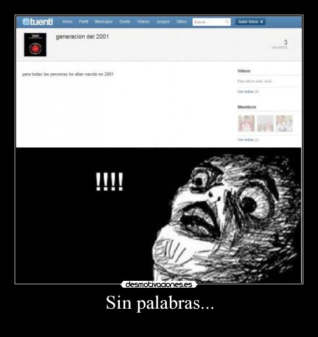 Sin palabras... -