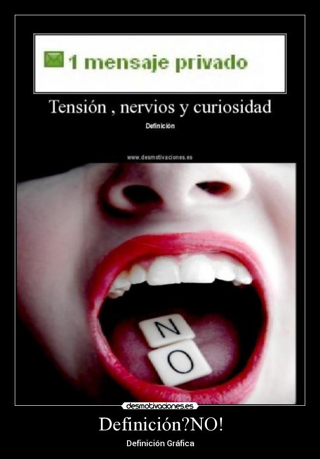 Definición?NO! - Definición Gráfica