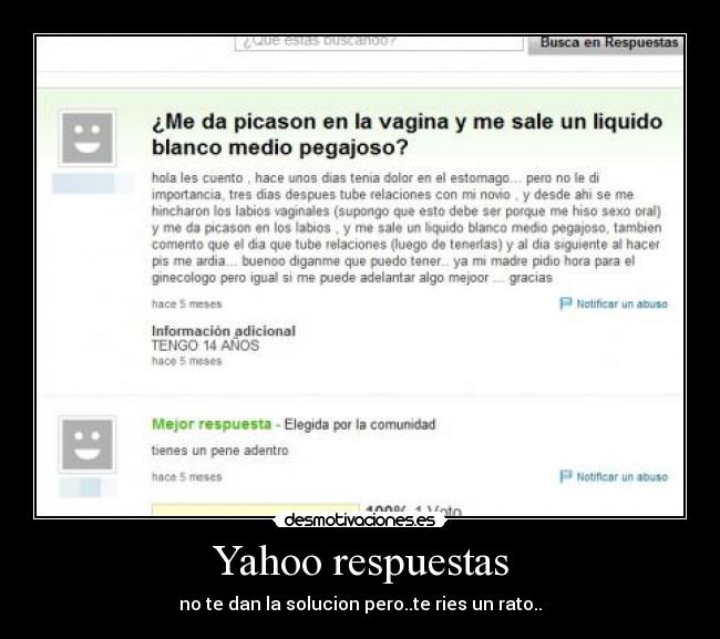 Yahoo respuestas -