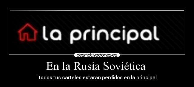 En la Rusia Soviética -
