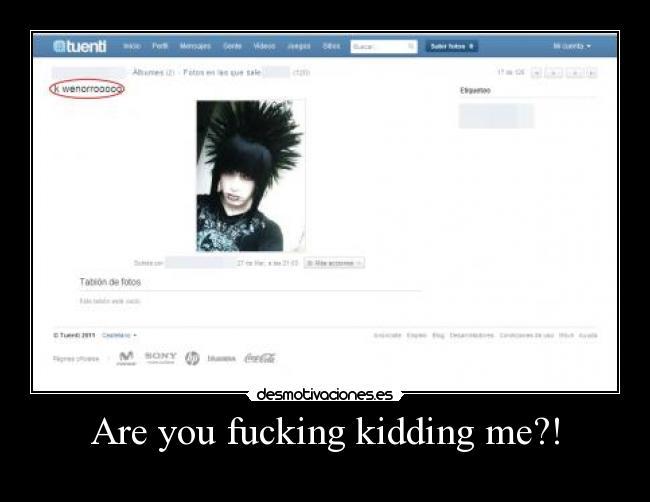 Are you fucking kidding me?! -