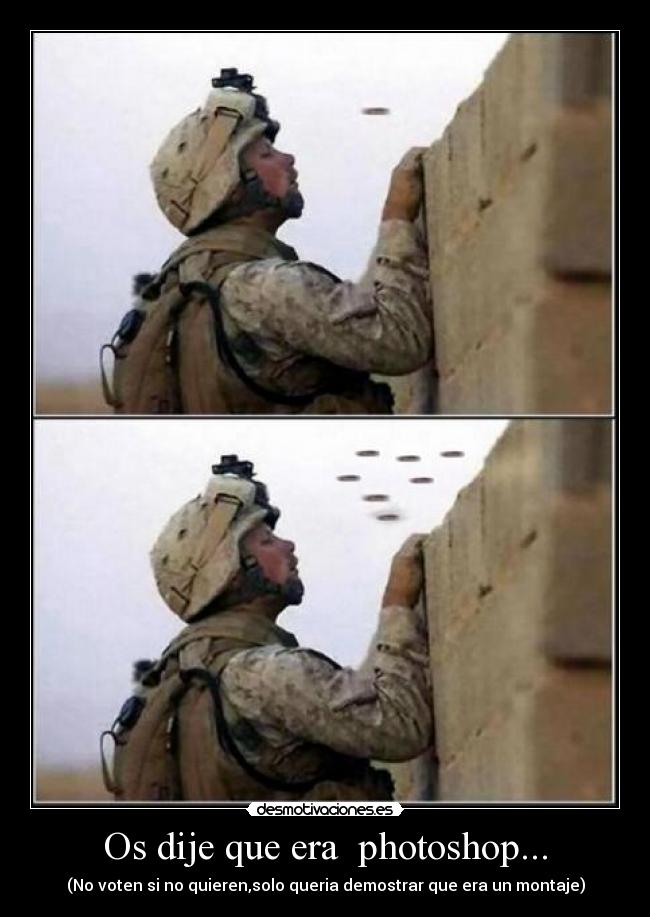 Os dije que era photoshop... -