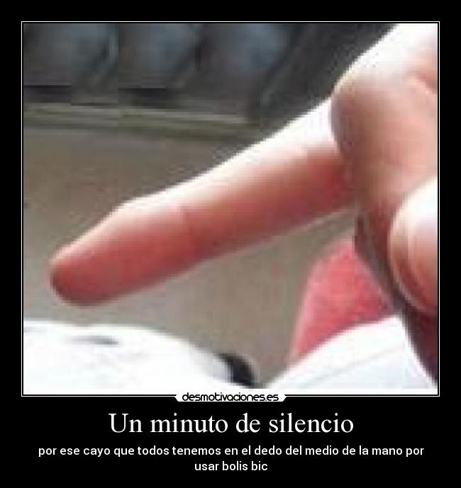 Un minuto de silencio - 