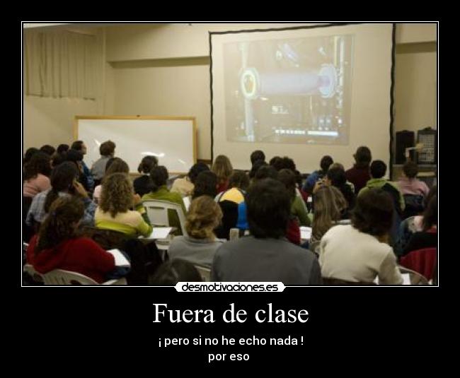 Fuera de clase -