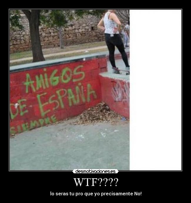 WTF???? - lo seras tu pro que yo precisamente No!