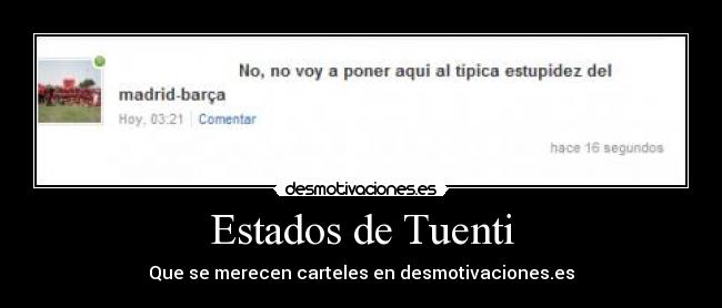 Estados de Tuenti - 
