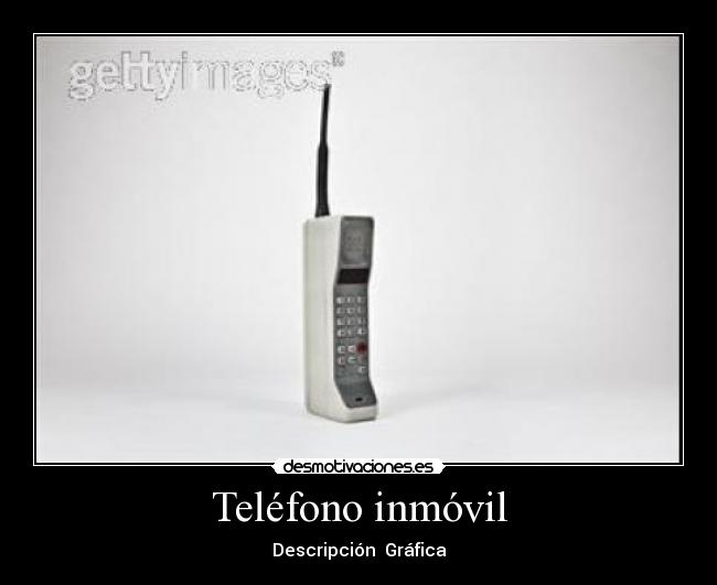Teléfono inmóvil - Descripción  Gráfica