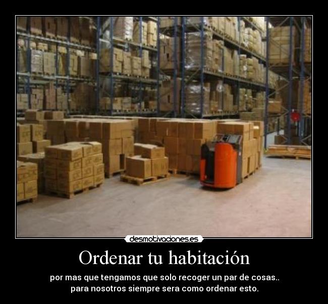 Ordenar tu habitación - 