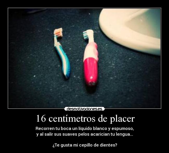 16 centímetros de placer -