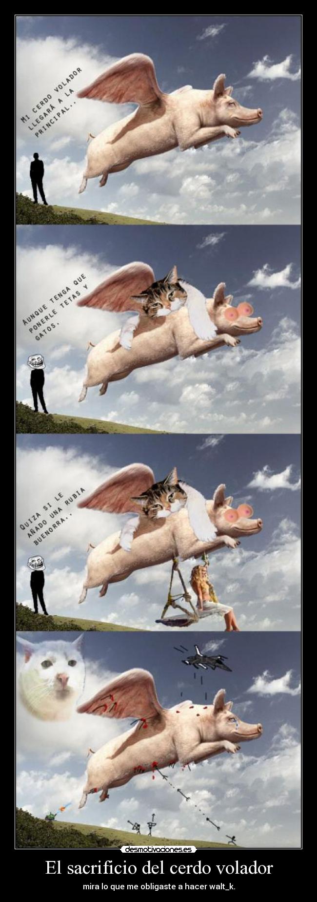 El sacrificio del cerdo volador - 