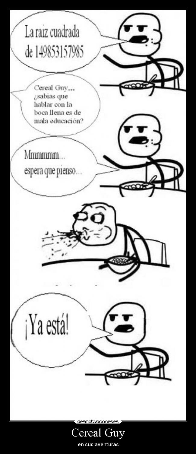 Cereal Guy - en sus aventuras